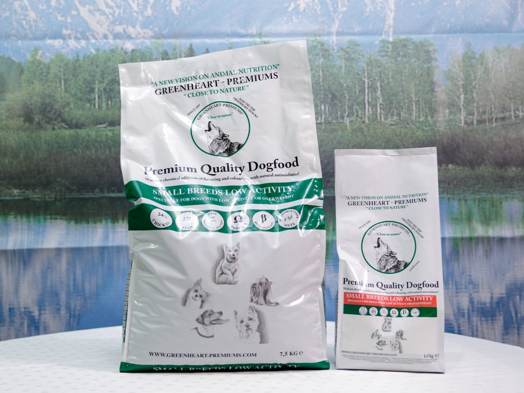 Greenheart-Premiums hondenvoer Small Breeds Low Activity 4 kg
